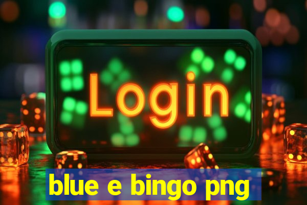 blue e bingo png